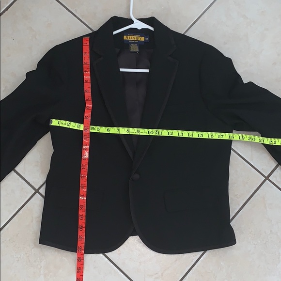 Rugby Ralph Lauren Black Tuxedo Blazer - Picture 2 of 5